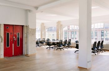 Bild: Eine offene Büroeinheit in Berlin Kreuzberg